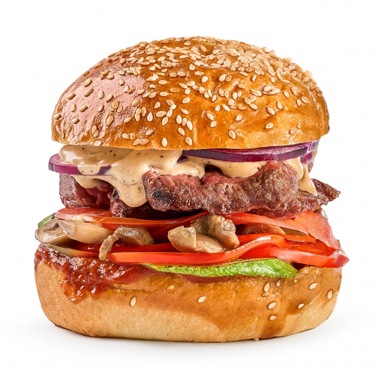 Стейк-бургер